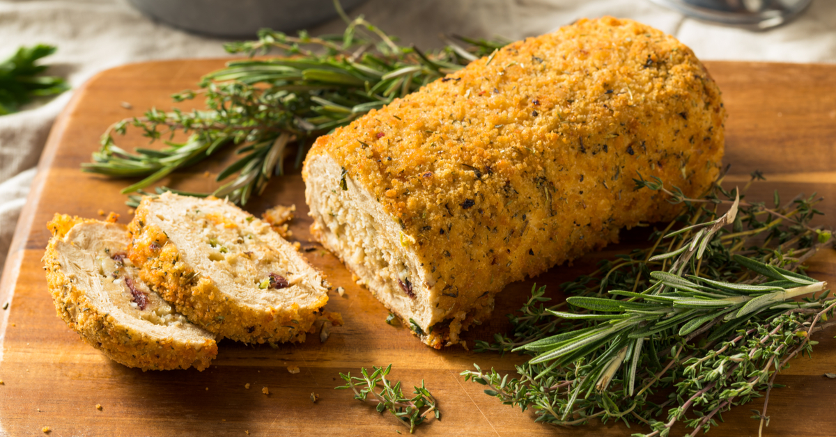 Recette de fête : rôti végétal de Noël à la farce et sa sauce