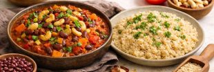 Recette du curry de haricots azuki à la tomate et quinoa