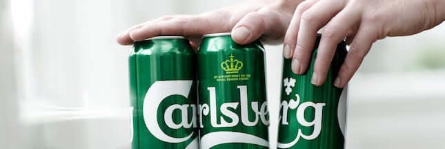 Carlsberg supprime le plastique du packaging de ses bières