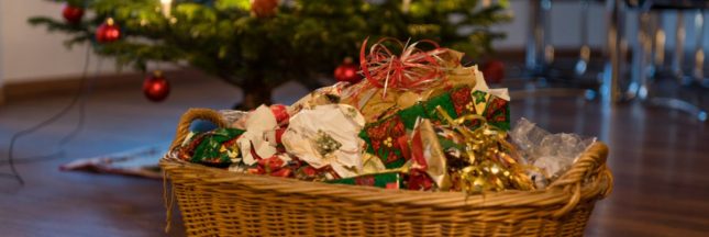 recycler les déchets de noel