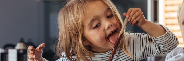 gâteau au chocolat enfant