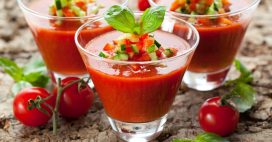 gaspacho, soupe froide, soupe à la tomate