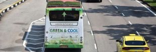 Singapour et Madrid testent les bus à toiture végétalisée