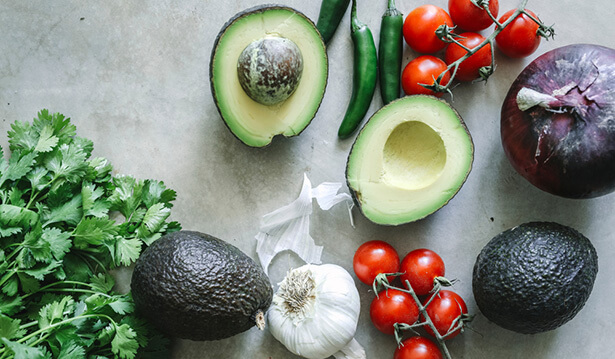 guacamole recette à la coriandre fraîche