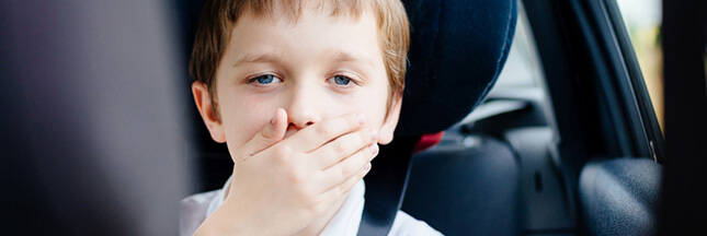 Mal des transports : que faire si mon enfant est malade en voiture ?