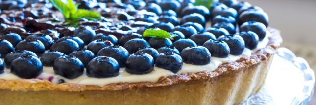 tarte aux myrtilles