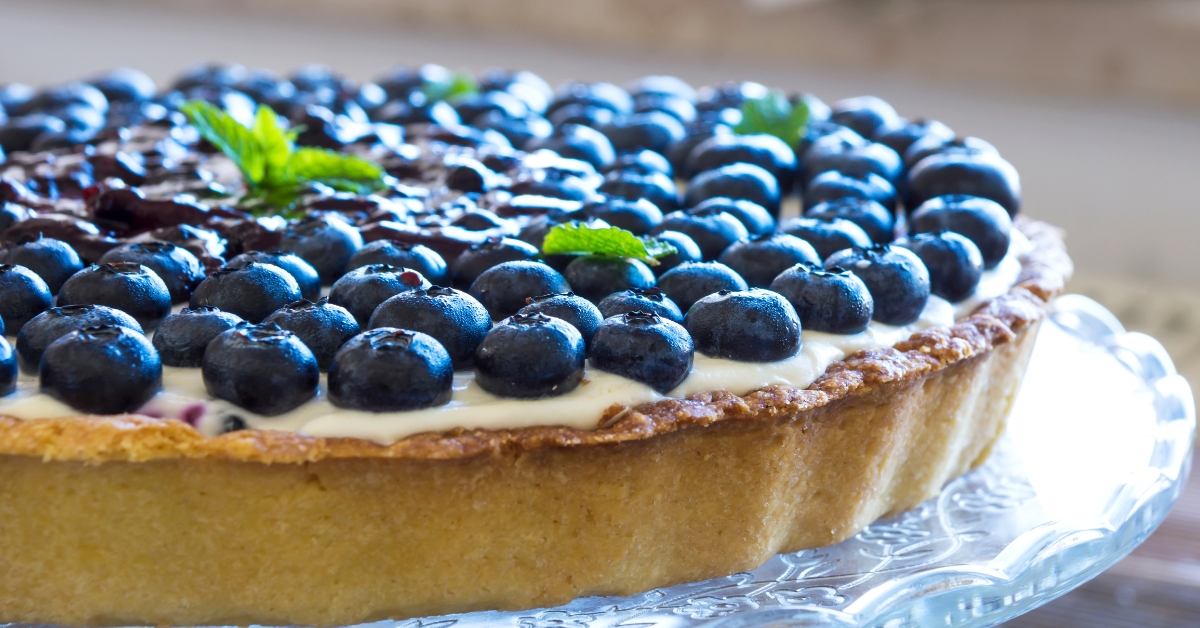 Rustique et délicieuse, la tarte aux myrtilles 100 % maison !