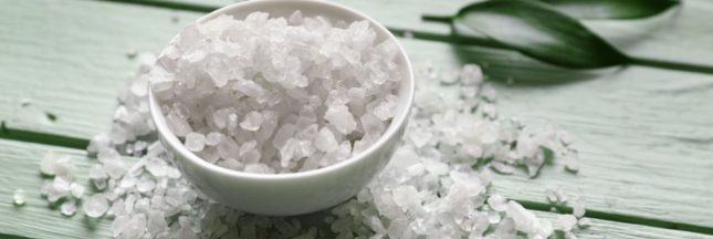 Astuce beauté avec du gros sel