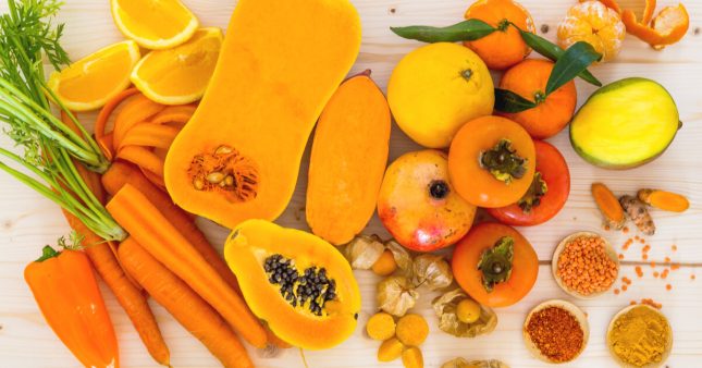 Tous les bienfaits des fruits et légumes orange !