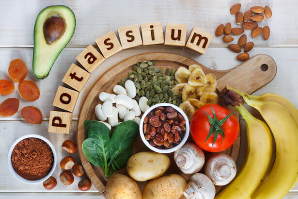 aliments riches en potassium