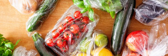 nourriture plastique à usage unique