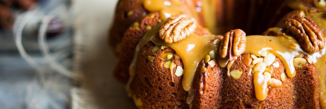 gâteau au potiron et noix recette