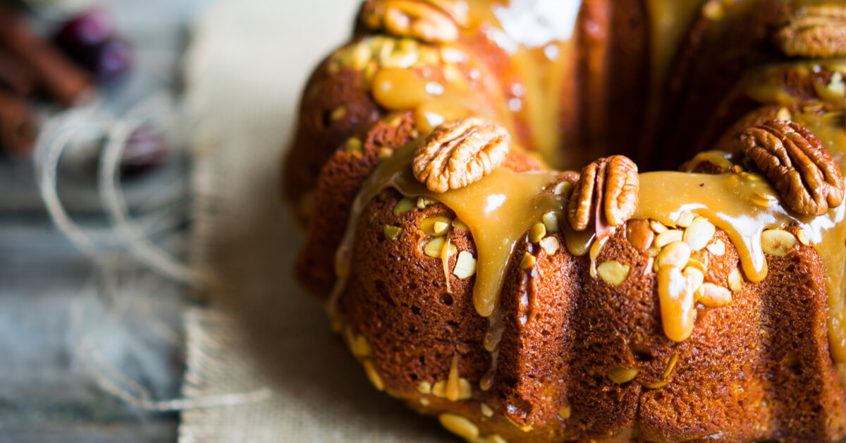 gâteau au potiron et noix recette