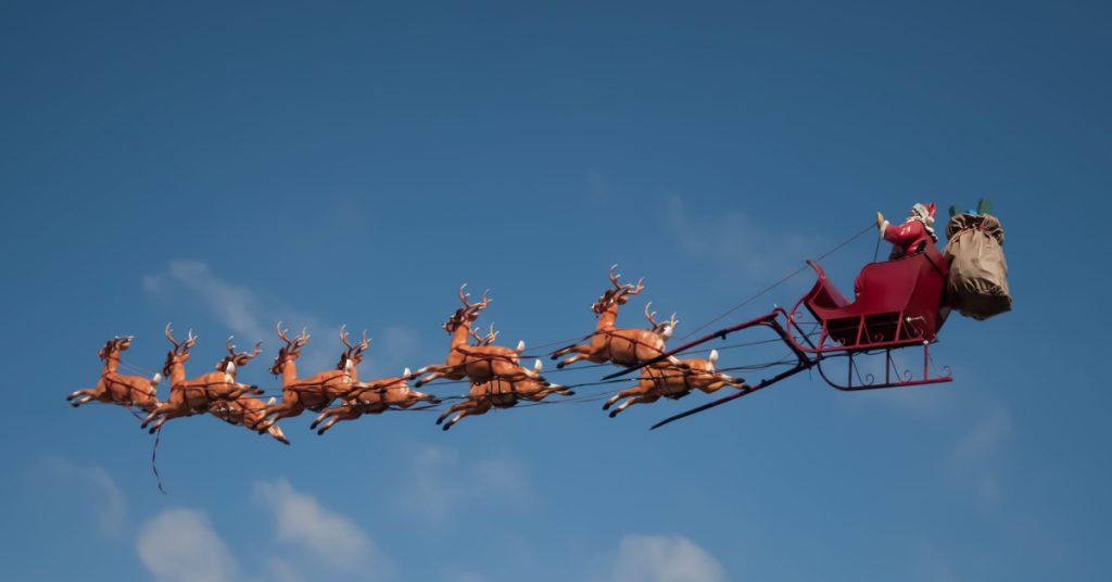 L’étonnant bilan carbone du Père Noël