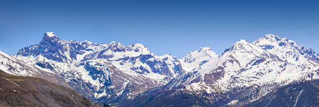 vallée de l'ubaye alpes neige ski