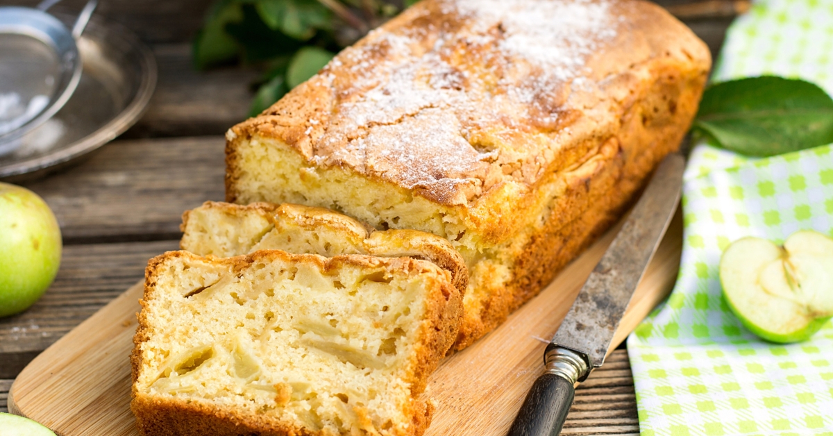 Cake au thé, aux pommes et au miel