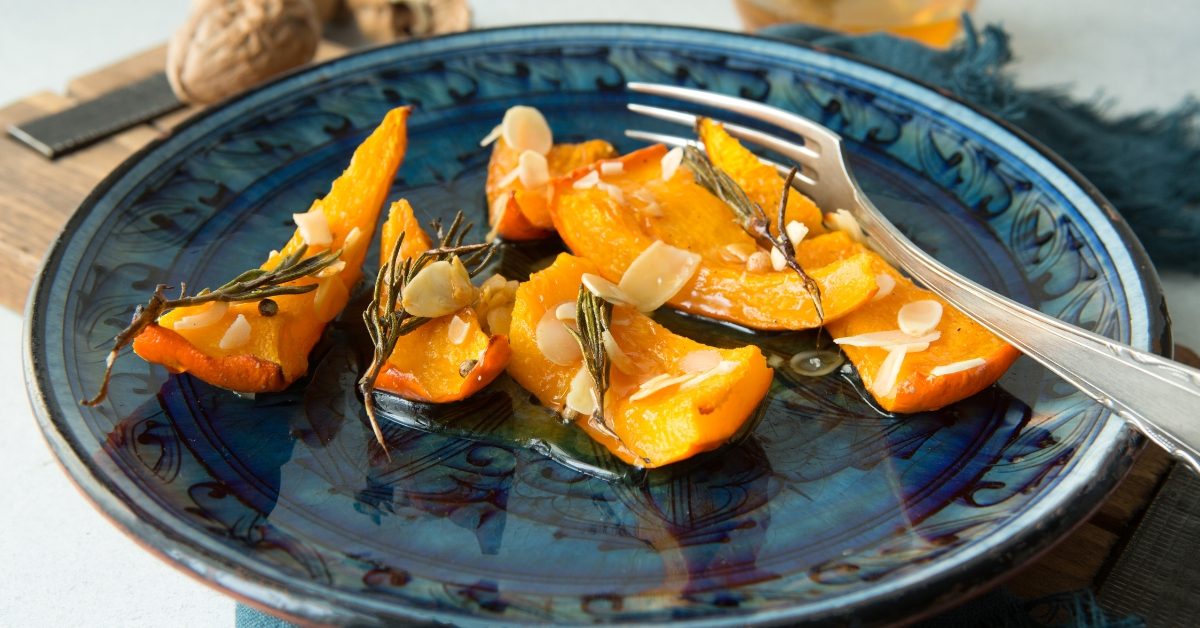 Courge rôtie : trois variantes de recettes au miel, au thym, aux épices