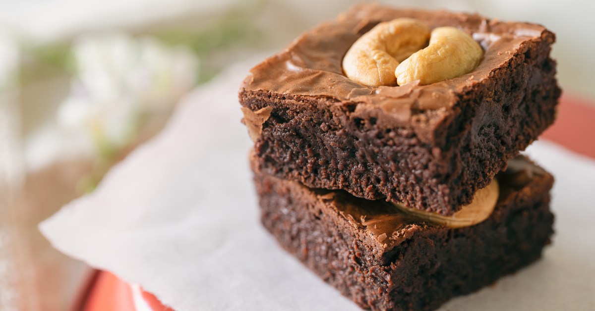 Recette bio : l'inimitable brownie aux noix de cajou