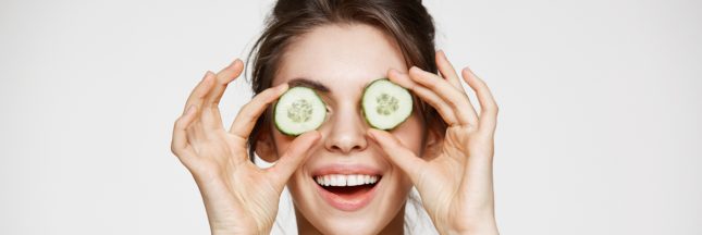 le concombre pour les soins de beauté