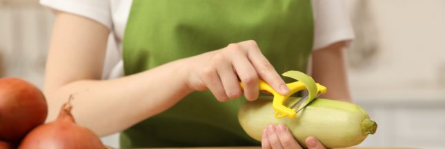 épluchures courgette recette facile