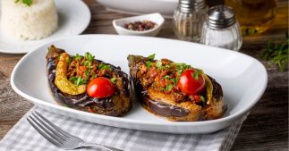 Recette : les aubergines farcies de la mer Recette : les aubergines farcies de la mer