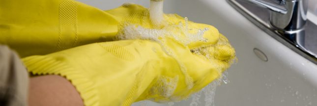 gants en catoutchouc