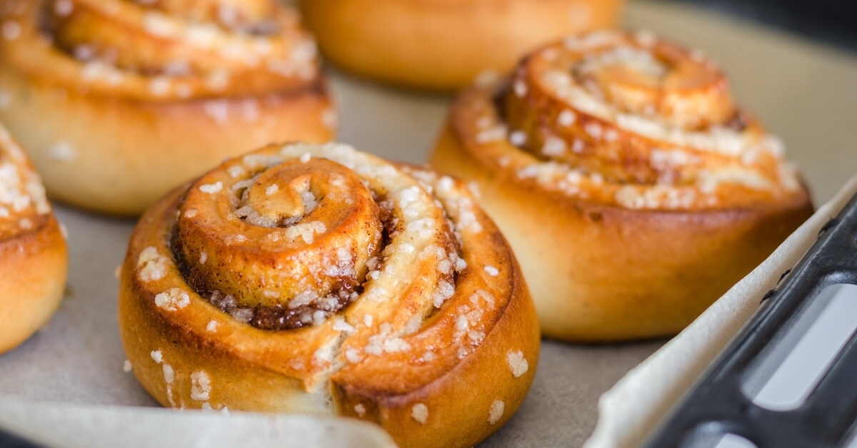 Recette : les kanelbullar, brioches à la cannelle suédoises