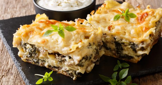 Lasagnes aux poireaux et au fromage de chèvre – recette végétarienne