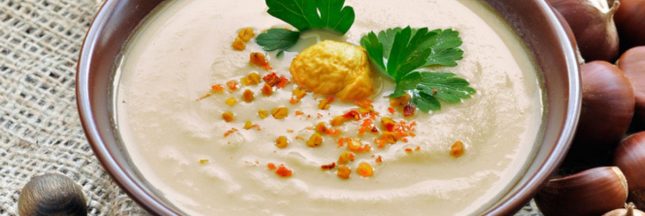Douce recette d'automne : un velouté aux noix et châtaignes