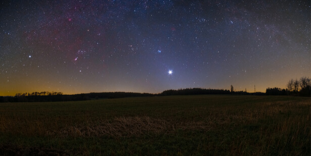 ciel en janvier