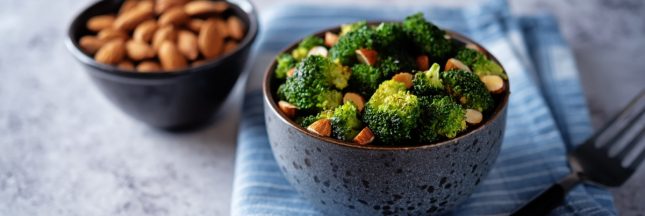 brocoli saute amande