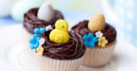 Nids de Pâques – De petits cupcakes de saison