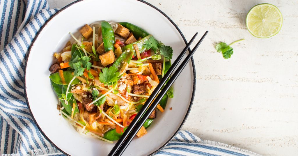 Miam ! Le tofu aux légumes de printemps en papillote