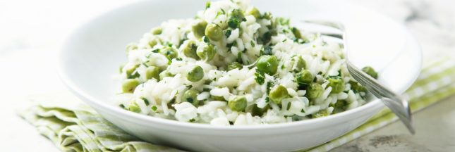 risotto aux pois