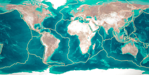 océan tectonique des plaques