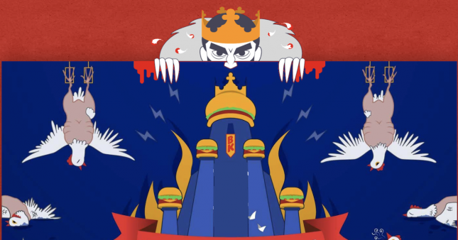 Élevage de poulets – L214 sacre Burger King roi de la cruauté