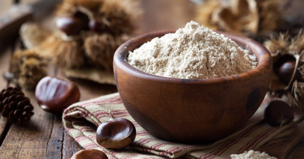 La farine de châtaigne, naturellement sucrée et sans gluten