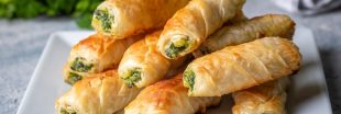Recette : feuilleté d'épinards au tofu