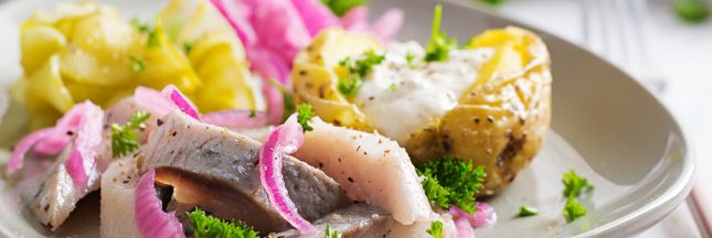 hareng pomme à l'huile