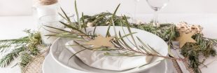 Noël Vert. Une déco de table écolo !