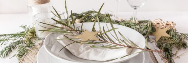 déco de table noel naturel