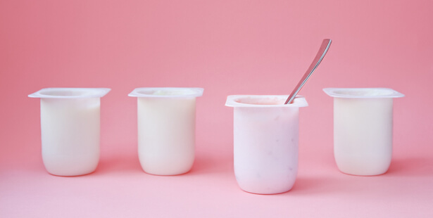recyclage pots de yaourts