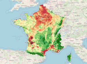 La carte des pesticides en france