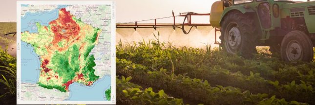 La carte des pesticides en france