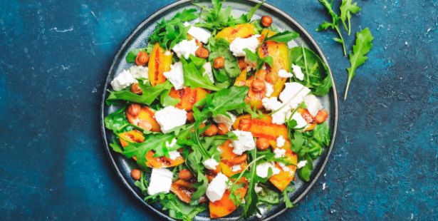 Spicy and sweet summer salad