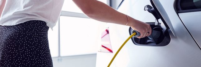 Une voiture électrique