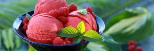 Recette bio facile : le sorbet à la framboise sans sorbetière Recette bio facile : le sorbet à la framboise sans sorbetière