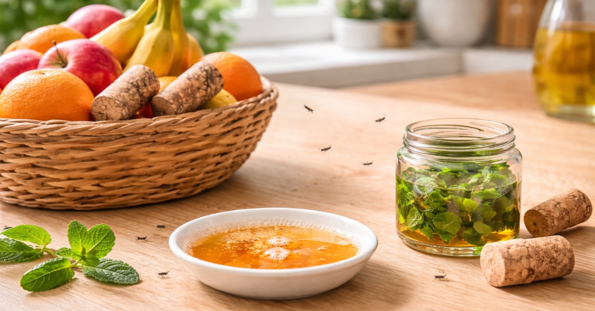 Luttez contre les moucherons dans votre maison naturellement