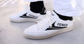 Fenics : des baskets rétro 100 % vegan, en fibres de pomme