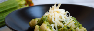 Recette végétarienne : gnocchi aux légumes et parmesan
